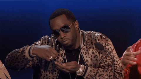 eat the four GIF by Diddy