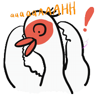 Juwin shock duck ah juwinwork Sticker