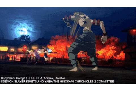 Video Game Fighting GIF by Demon Slayer: The Hinokami Chronicles 2
