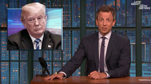 donald trump perjury GIF by Late Night with Seth Meyers