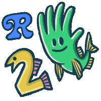 Second Hand Fish Sticker by recast market