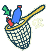 Clean Up Trash Sticker by recast market