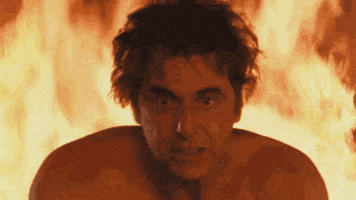 Burning Al Pacino GIF by Chris Cimino