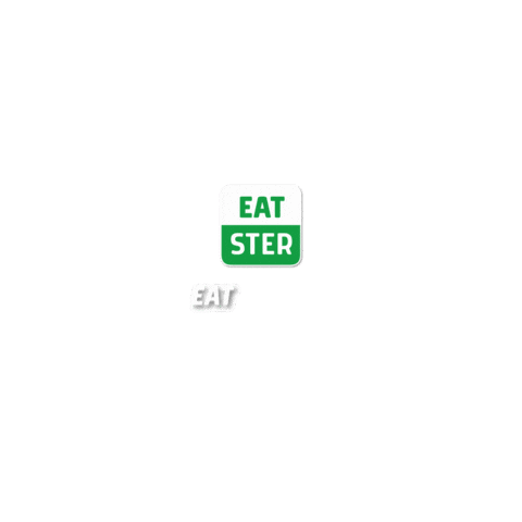 eatster giphyupload logo eat better eatster Sticker