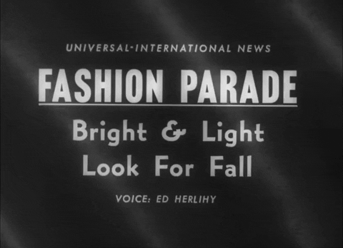 Fashion Week GIF by US National Archives