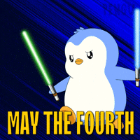 Light Saber Penguin GIF by Pudgy Penguins