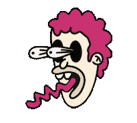 Shocked Art Sticker by Salih Kizilkaya