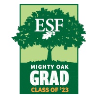 sunyesf esf suny esf environmental science and forestry mighty oak grad Sticker