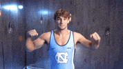 Wrestling Flex GIF by UNC Tar Heels