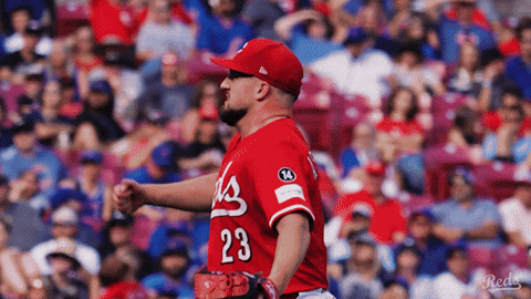 Baseball Yell GIF by Cincinnati Reds