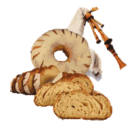 Sampizzaeforno sam bread verona pane Sticker