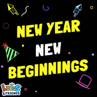 New Year Happy Holidays GIF by Lucas and Friends by RV AppStudios