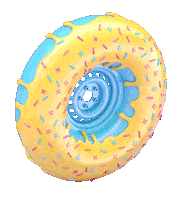 3d rolling Sticker by Mike Voropaev