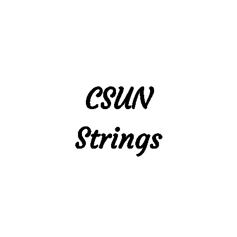 Bass Violin Sticker by CSUN MUSIC