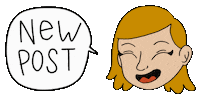 New Post Sticker