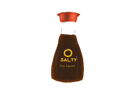 angry soy sauce Sticker