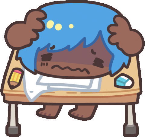 Struggle Confuse Sticker by Ng Khai Hong