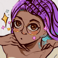halfeatenoreo silly blink GIF