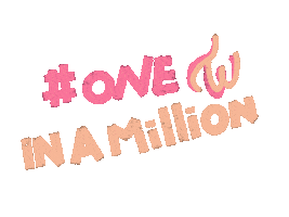 One In A Million 트와이스 Sticker