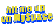 hit me up myspace Sticker by AnimatedText
