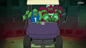 ninja turtles drive GIF by Teenage Mutant Ninja Turtles