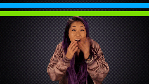 excited mari takahashi GIF by Smosh Games