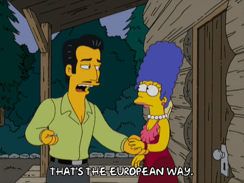 marge simpson romance GIF
