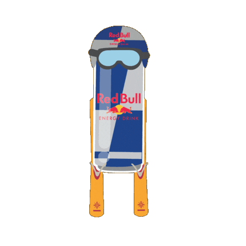 Snow Flying Sticker by Red Bull