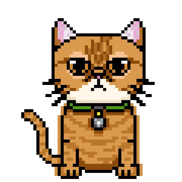 Cat Pixel Sticker