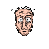 Seanbogus super superhero hero hobo Sticker