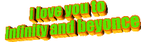 I Love You Orange Sticker by AnimatedText
