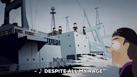 throwing up whale wars GIF by South Park 