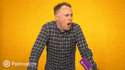 Tired Microphone GIF by Podcastdotco