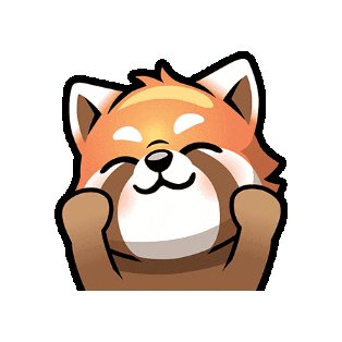 Red Panda Sticker by Valley Zoo Development Society