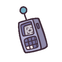 Phone Fly Sticker
