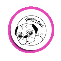 piggypet dog perro pug piggy Sticker