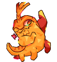 Adri_Cr flirty buff sporty beetle Sticker