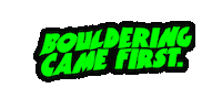 Bouldering Sticker by Belmez