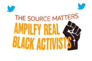 Lift Up Black Lives Matter Sticker by INTO ACTION