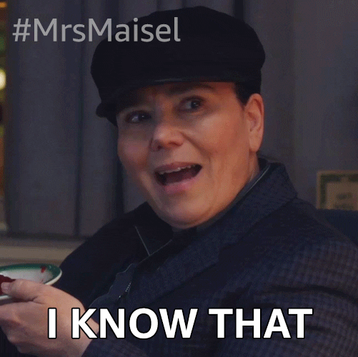 Alex Borstein Prime Video GIF by The Marvelous Mrs. Maisel