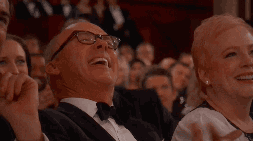 Michael Keaton Laughing GIF