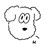 gomazii dog illustration look bear Sticker
