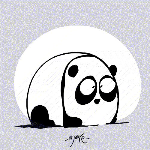 panda GIF by marko