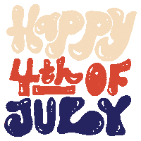 Celebrate Independence Day Sticker by BrittDoesDesign