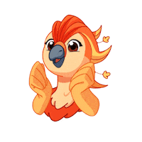 Happy Fire Sticker