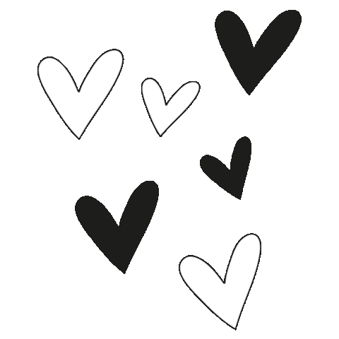 In Love Hearts Sticker by Zoedt.NL