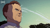Water Spray GIF by Adult Swim