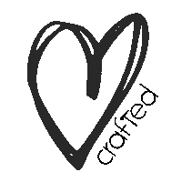 crafted love heart crafted diy studio Sticker