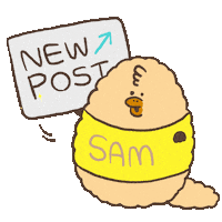Sam Beige Sticker