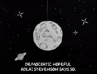 the simpsons moon GIF